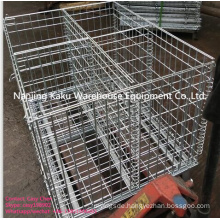 Stackable Galvanized Steel Heavy Duty Wire Mesh Cage with Separator